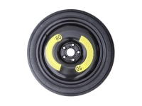 Set - Space saver wheel ŠKODA OCTAVIA II R18 5x112x57,1 + wrench+ car jack + car jack cover