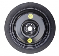 Set - Space saver wheel VW TOURAN I R18 5x112x57,1 + wrench+ car jack + car jack cover