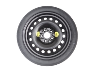 Set - Space saver wheel MERCEDES A-CLASS W169 R17 5x112x66,6 + wrench+ car jack + car jack cover