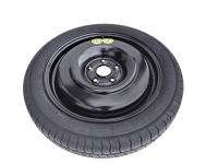 Set - Space saver wheel SUZUKI SX4 S-cross I R17 5x114,3x60 + wrench+ car jack + car jack cover