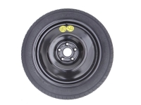 Set - Space saver wheel RENAULT CAPTUR II R17 5x114,3x66,1 + wrench+ car jack + car jack cover